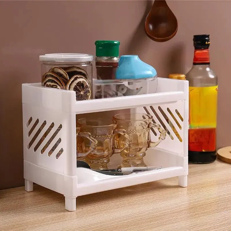 TWINHOLD – Double Storage Shelf for Kitchen, Bathroom & Desk - Image 5