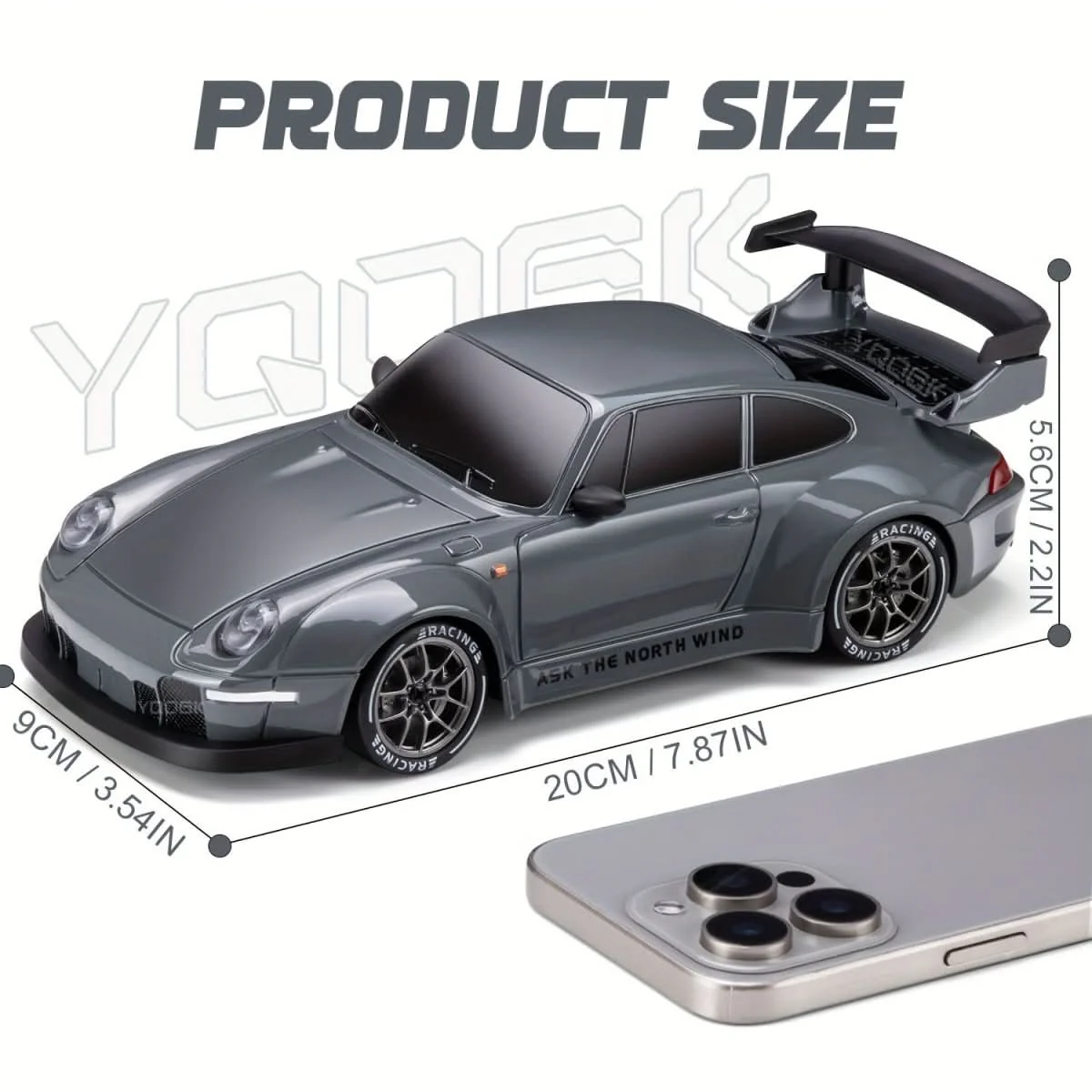 Ultimate Drift Racer - RC car with LED wheels & all-wheel drive on a scale of 1:24 - Image 8