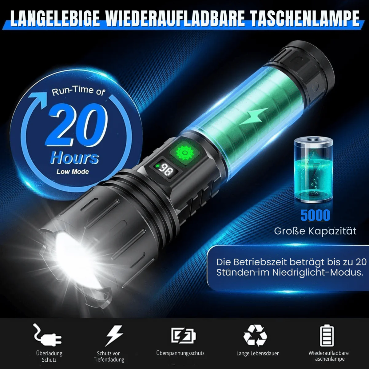 ULTRABEAM - LED POCKET LANTERN FOR EVERYDAY USE AND OUTDOOR ACTIVITIES - Image 3