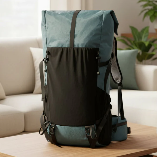 ULTREA - 50L Ultralight Expandable Adventure Backpack with Rolltop