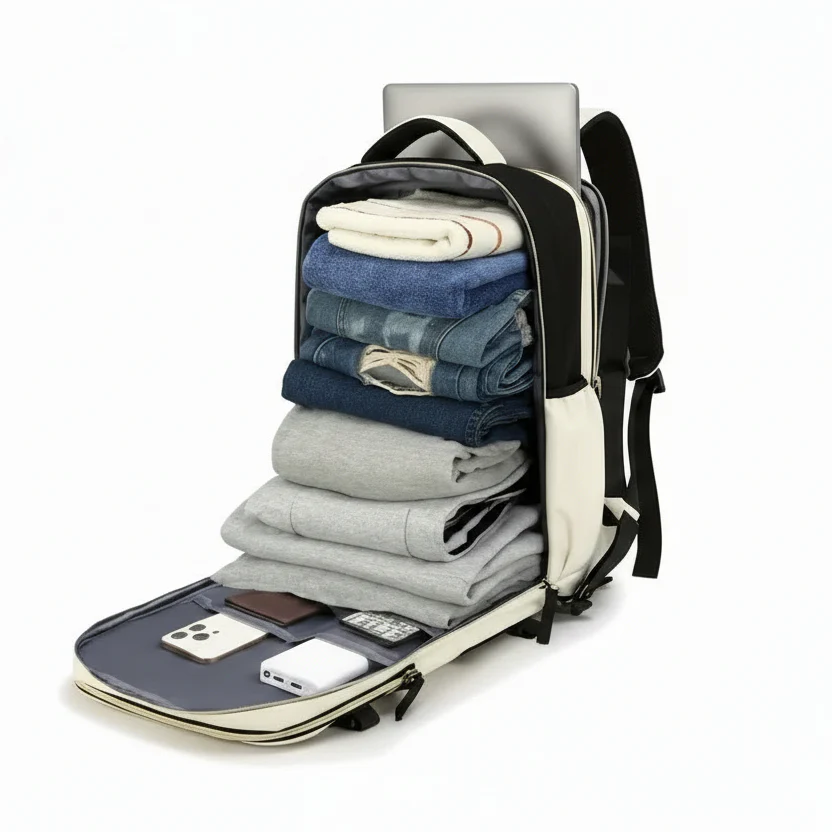 URBANFLEX PACK - Versatile travel backpack with laptop compartment & shoe compartment - Image 6