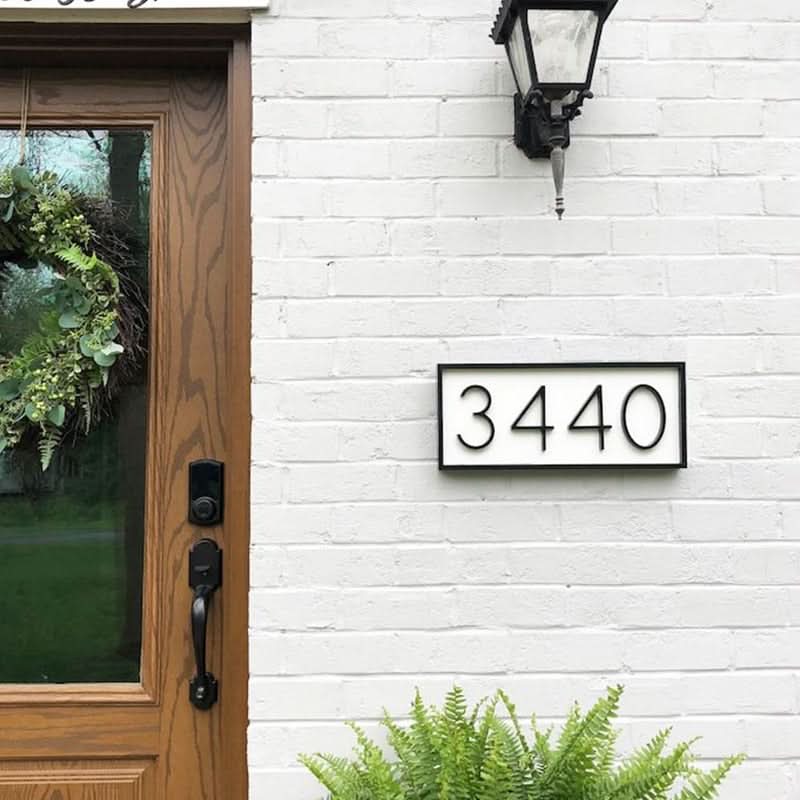 URBANNUM – Modern 3D House Numbers with Floating Effect for Stylish Facades - Image 3