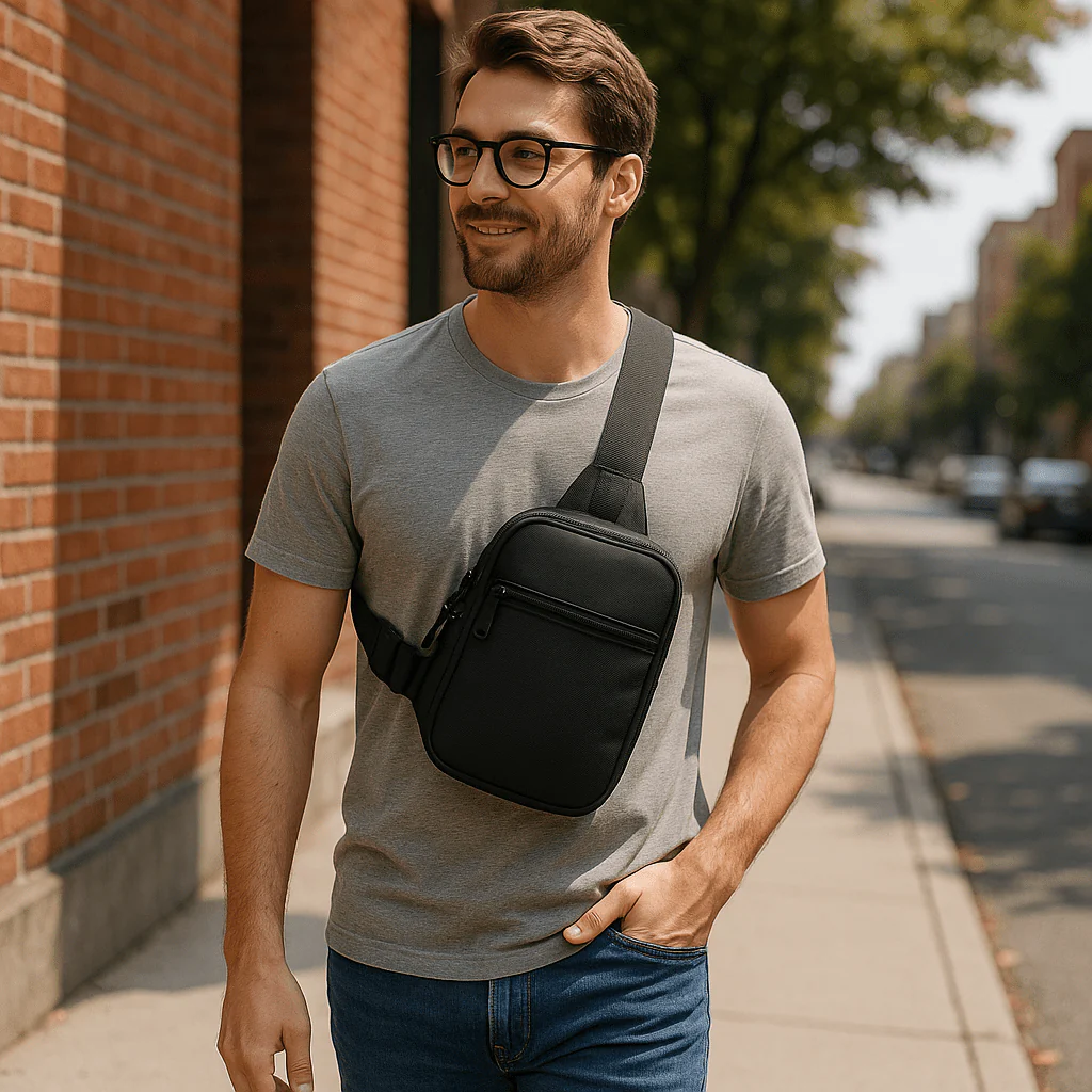 URBIVOY – Compact Sling Bag for Effortless Organization