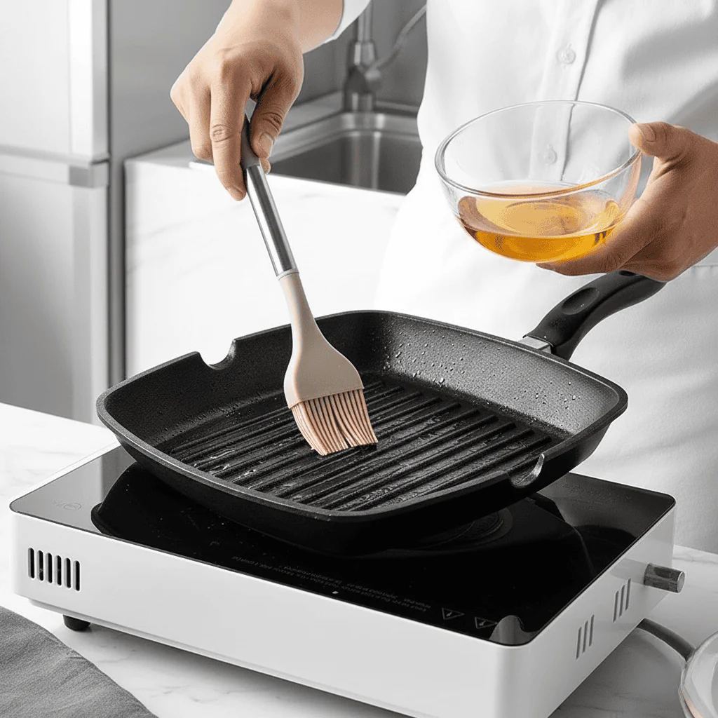 UTENSIVIA – Heat-resistant 11-piece kitchen tool set with wood handle look - Image 3