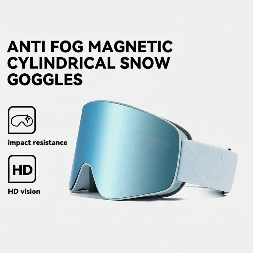 UVMAG SHIFT – Magnetic, double-layer anti-fog ski goggles with UV400 protection - Image 2
