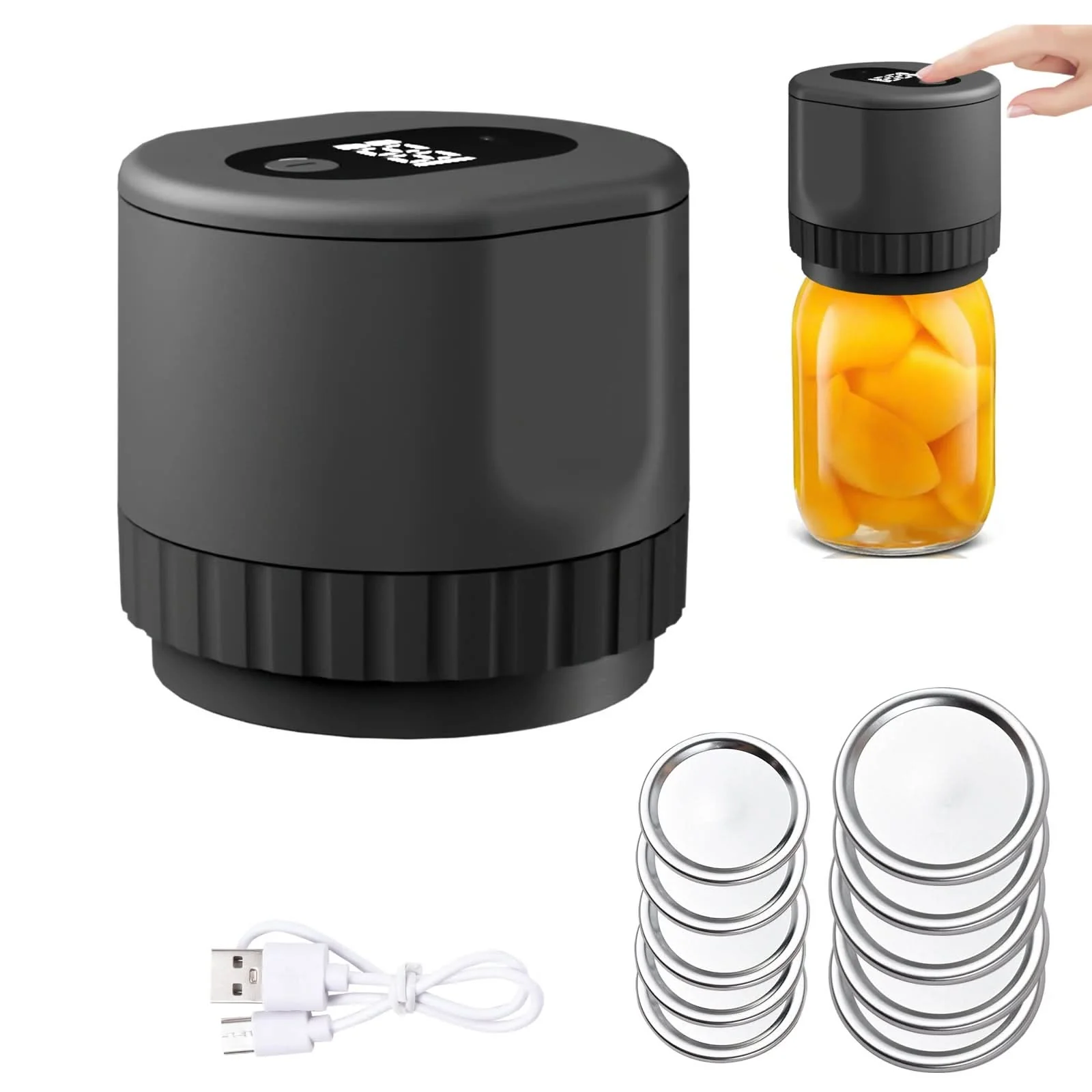 VacuumSealer Electric vacuum sealer - Portable & efficient for bottles, jars and cans - Image 4