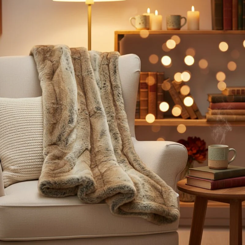 VELVETNEST – Premium soft & warm throw blanket for maximum comfort (135×200 cm)