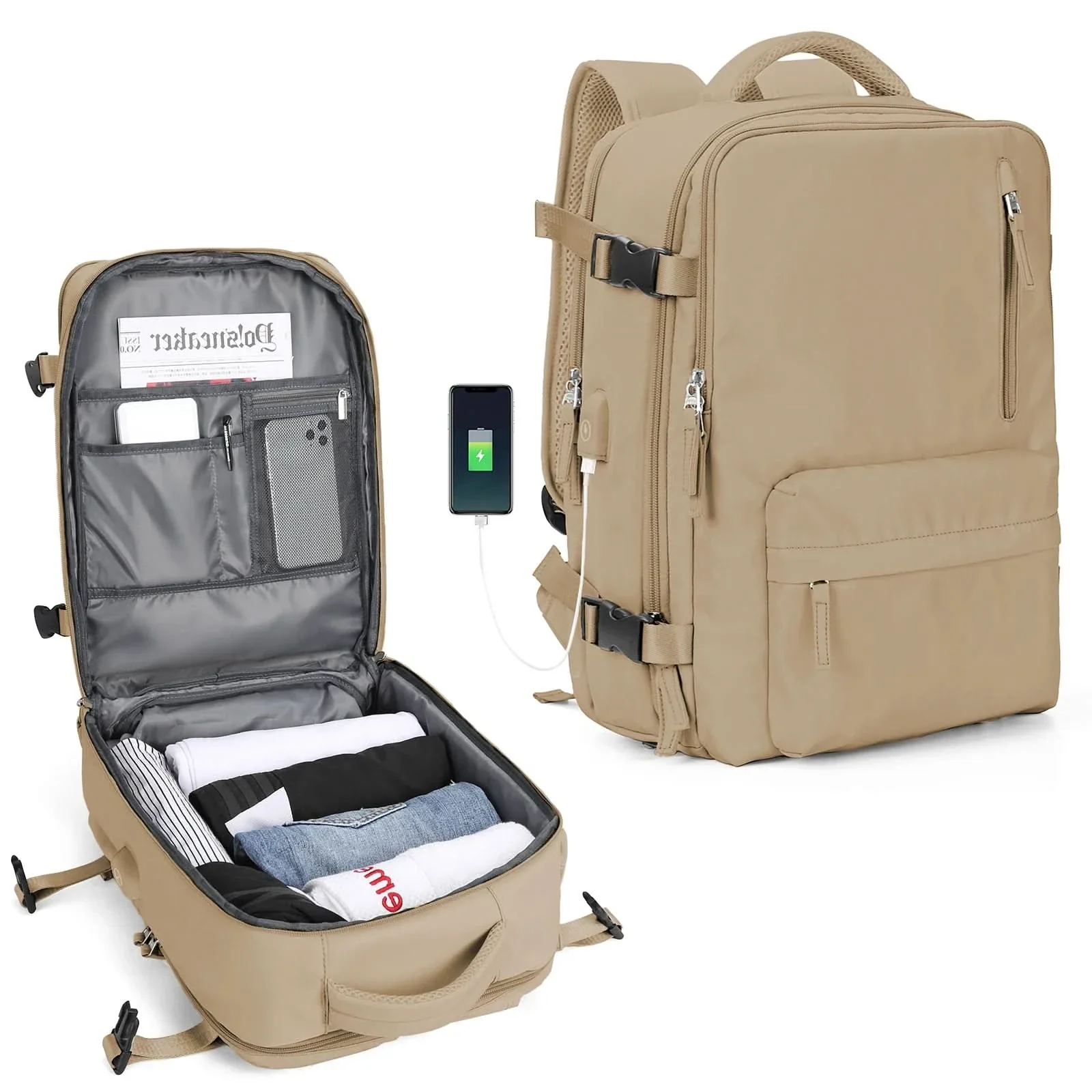 Versatile Backpack for School and Travel - Laptop backpack with spacious main compartment - Image 6