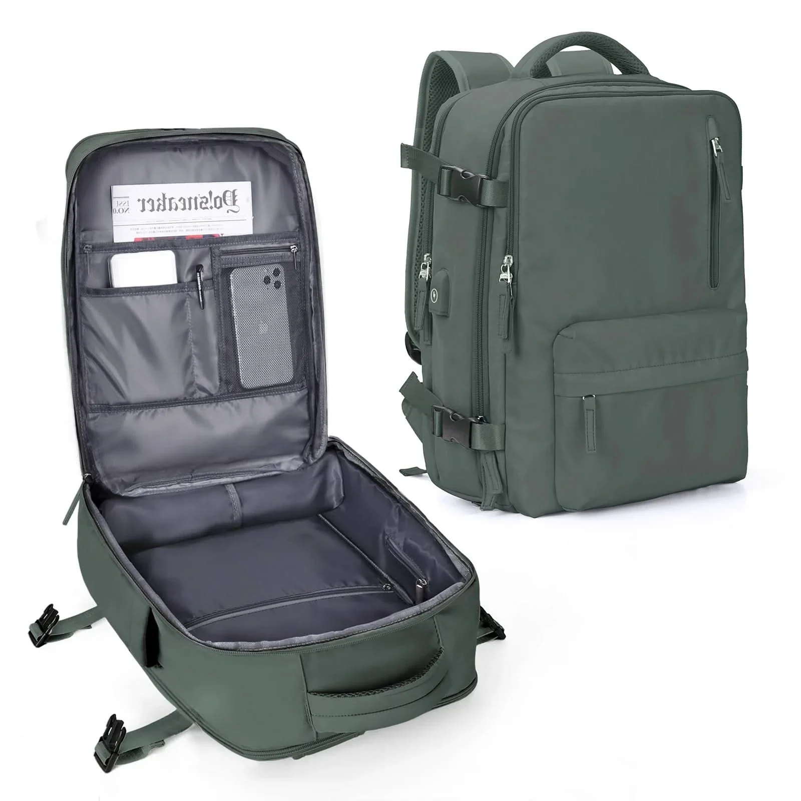 Versatile Backpack for School and Travel - Laptop backpack with spacious main compartment - Image 7