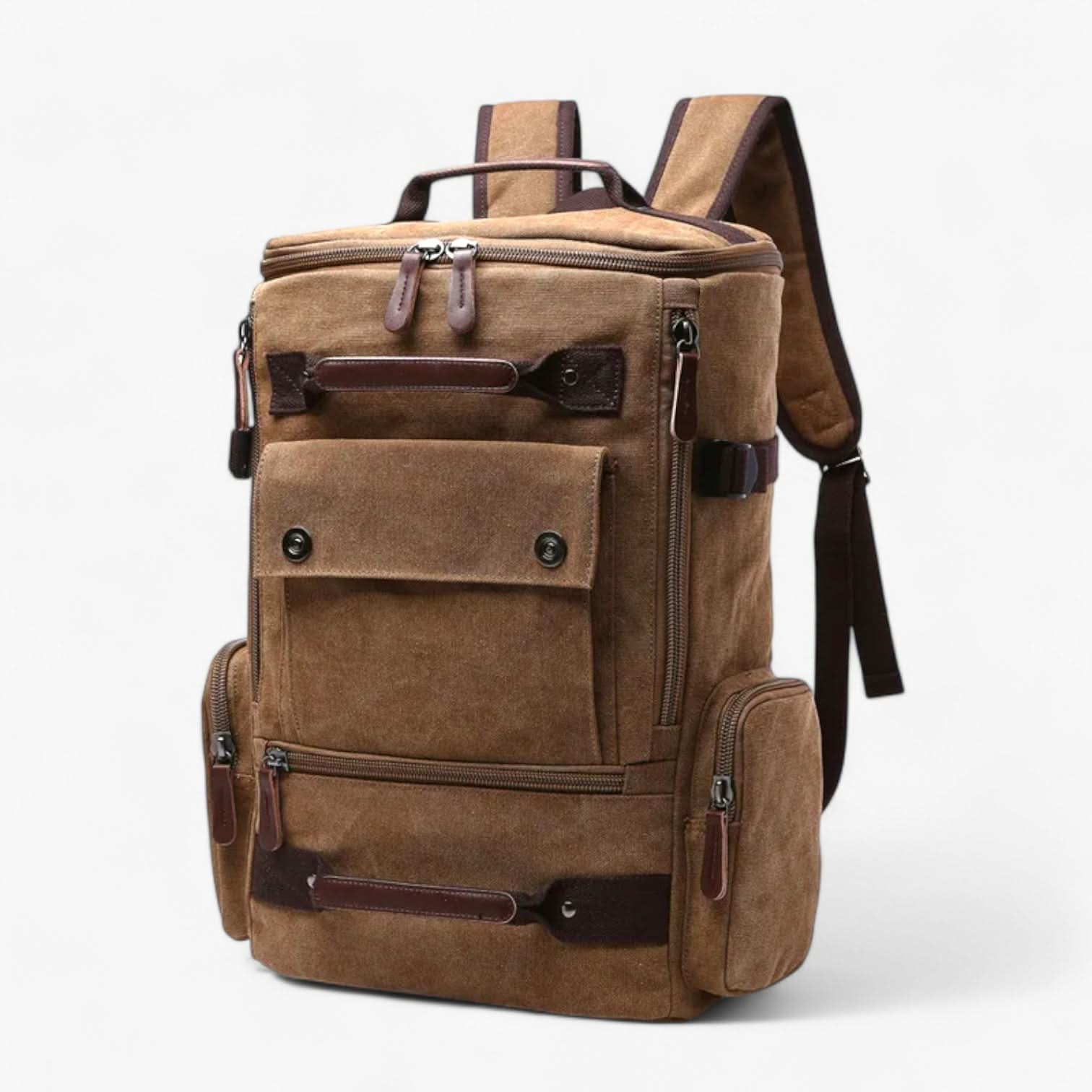 VintageCanvas backpack - Stylish & functional with laptop compartment for everyday life & adventure - Image 10