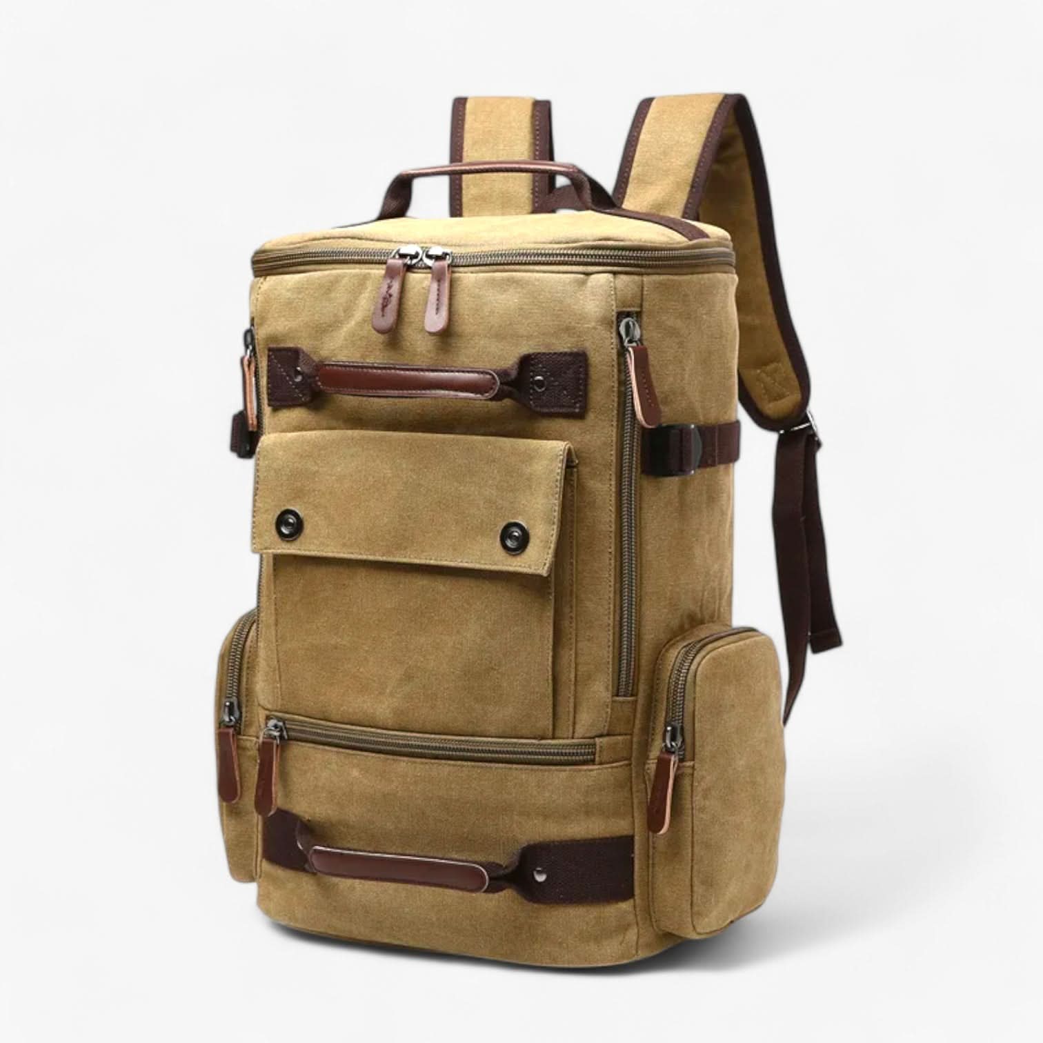 VintageCanvas backpack - Stylish & functional with laptop compartment for everyday life & adventure - Image 14