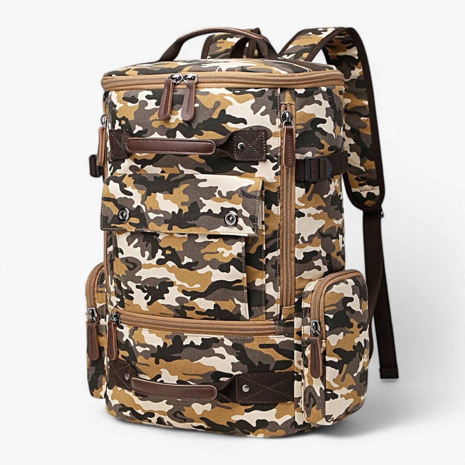 VintageCanvas backpack - Stylish & functional with laptop compartment for everyday life & adventure - Image 7