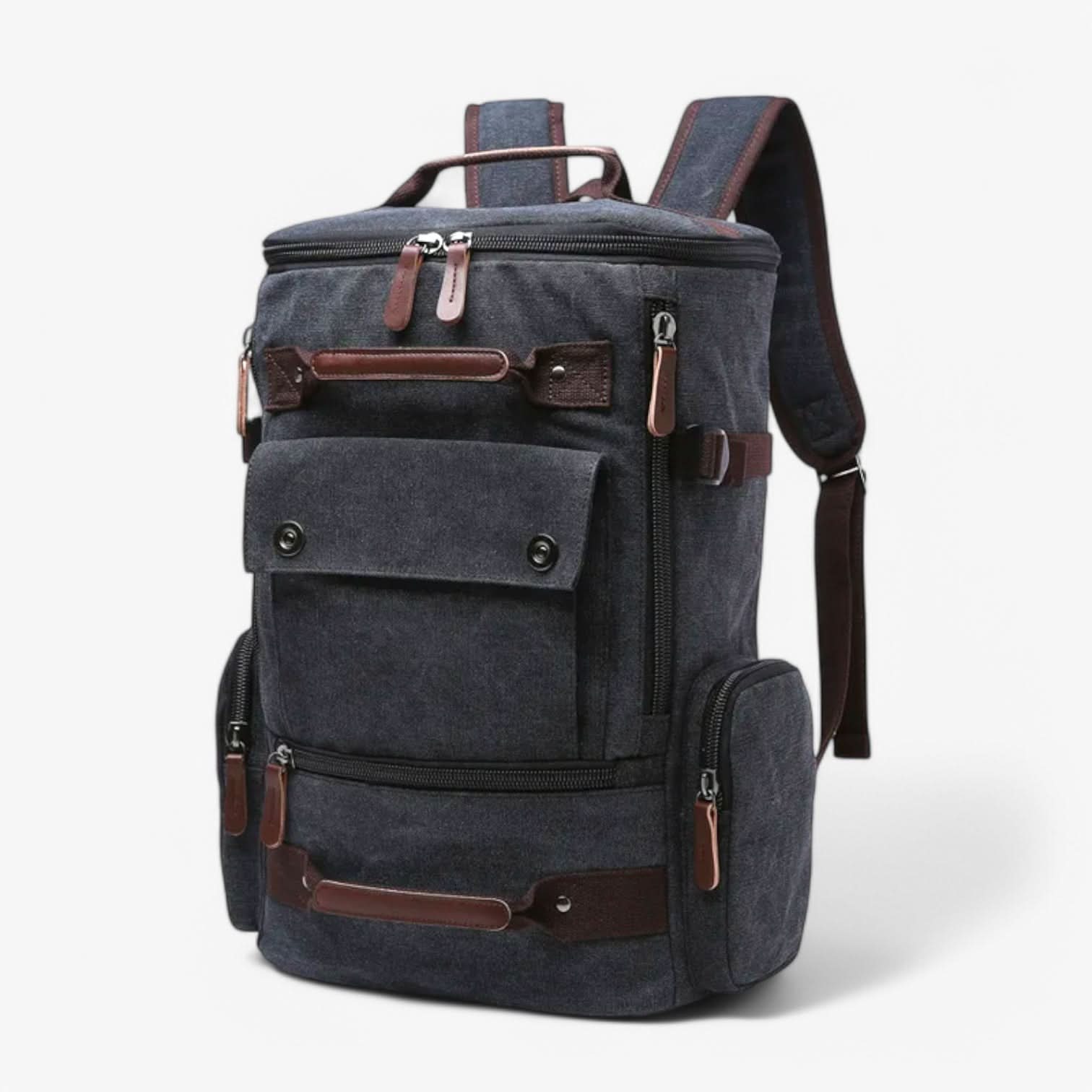 VintageCanvas backpack - Stylish & functional with laptop compartment for everyday life & adventure - Image 8
