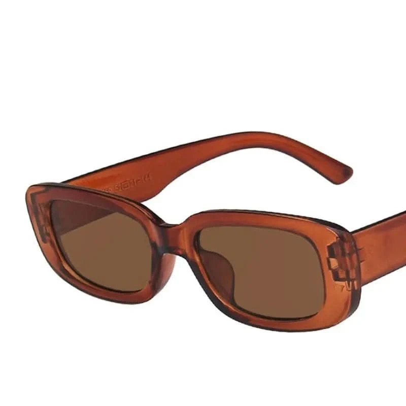 VintageShade - Retro-style rectangular sunglasses with UV400 protection for women - Image 19