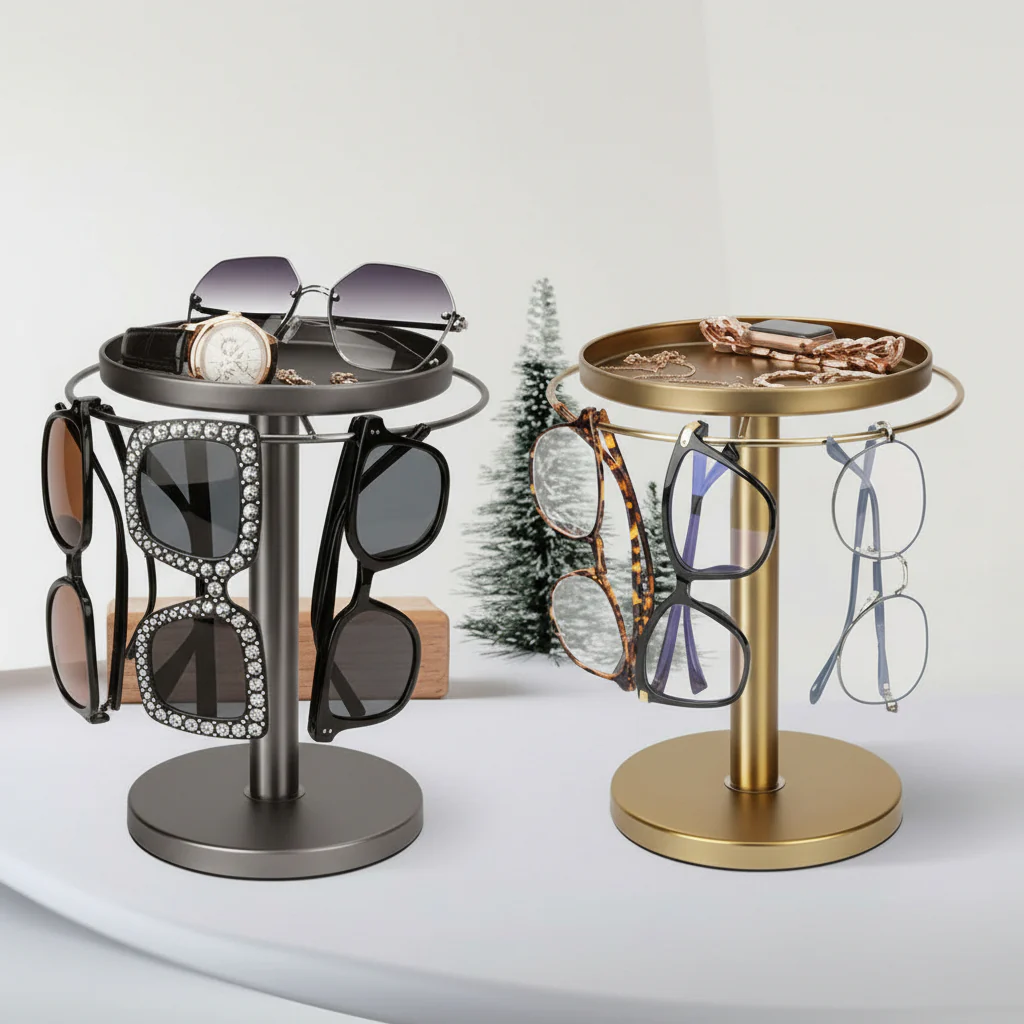 VISORACK – 360° Rotating Glasses Stand for Elegant Organization - Image 3