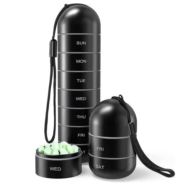 VITACASE – Waterproof 7-Day Aluminum Pill Organizer with Large Compartments - Image 9