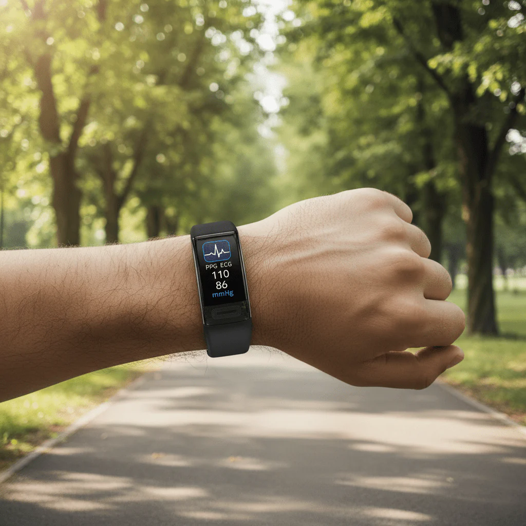 VitaTrack One – Fitness & Health Bracelet with Heart Rate Monitoring