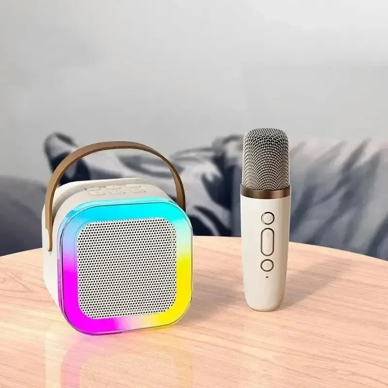 VOXBEAT – Portable Singing Machine with Wireless Microphones & Color-Changing Light - Image 5