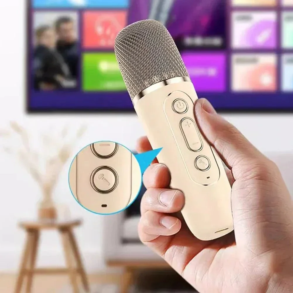 VOXBEAT – Portable Singing Machine with Wireless Microphones & Color-Changing Light - Image 7