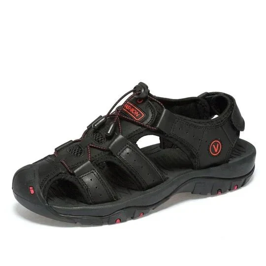 WALKRIX – Men's Hiking Sandals with Closed Toe Area and Adjustable Fit - Image 4