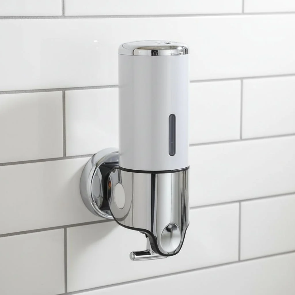 WANDCLEAN – Modern wall-mounted soap dispenser for space-saving hygiene