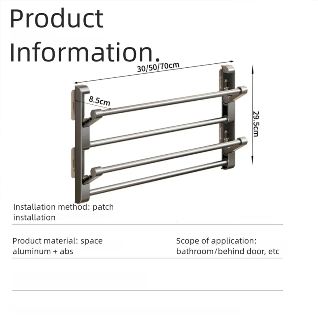 WALL ORGANIZER – Wall-mounted shoe rack with drainage for space-saving storage - Image 3