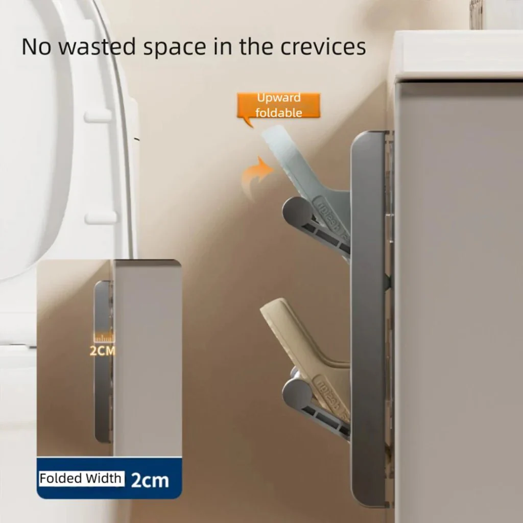 WALL ORGANIZER – Wall-mounted shoe rack with drainage for space-saving storage - Image 5