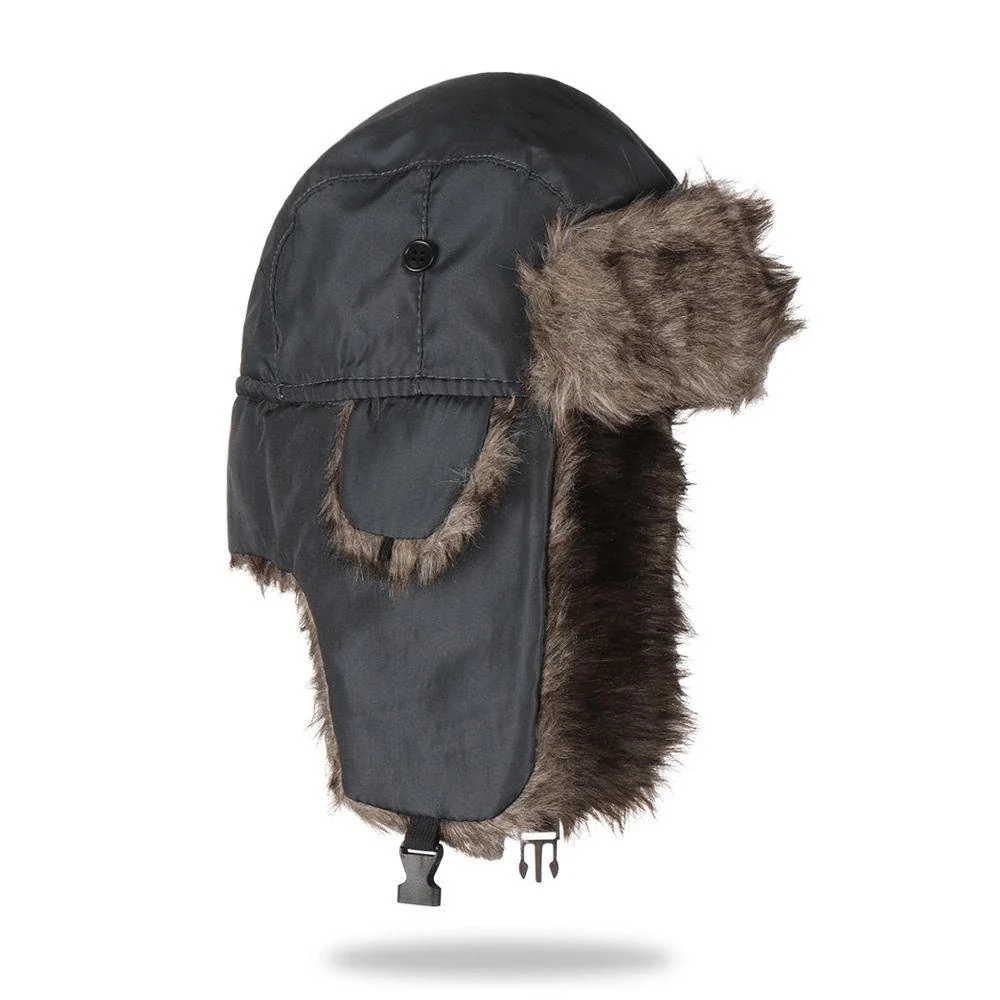 WARMFLIGHT – Cozy aviator hat made of faux fur with warm ear flaps for women and men - Image 11