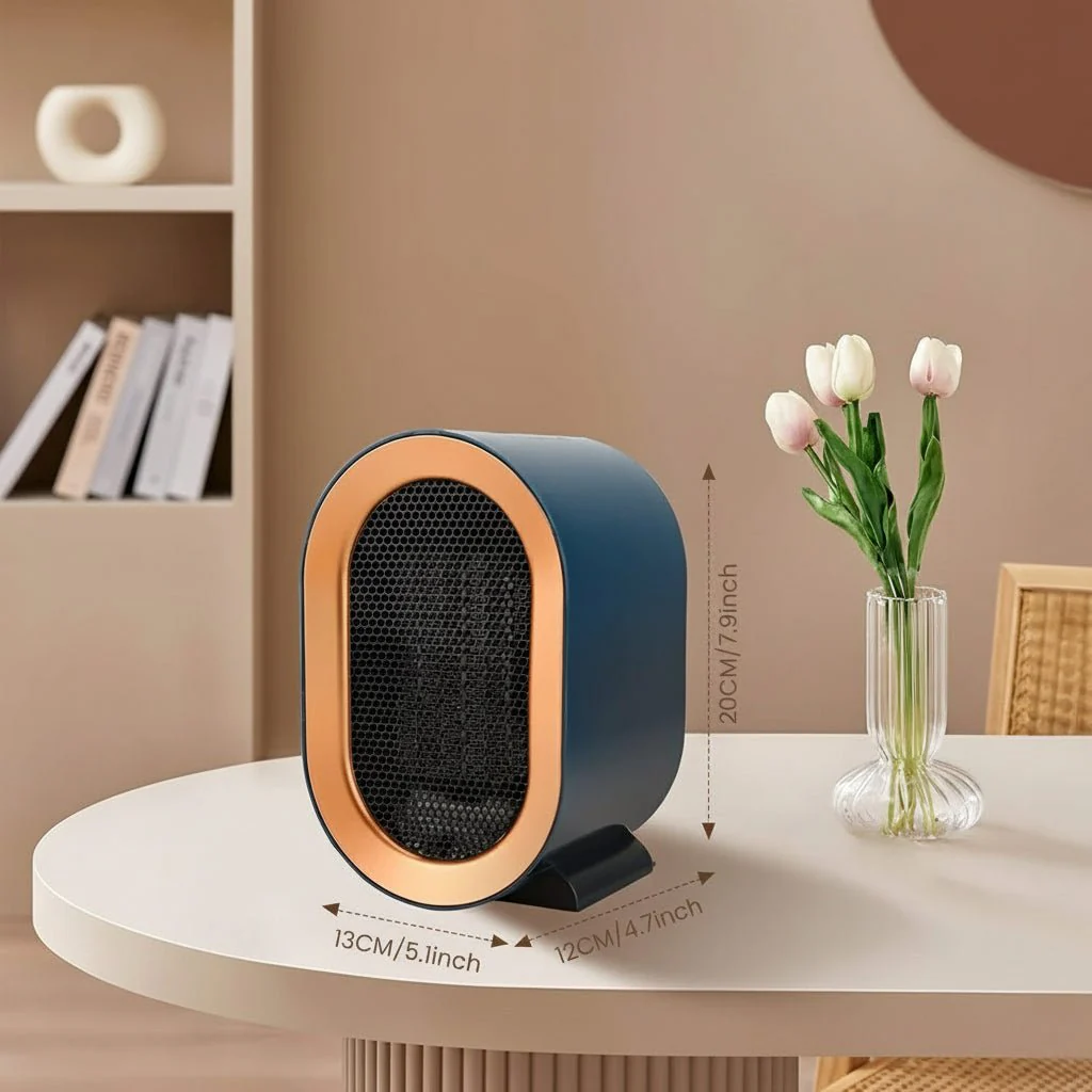 WARMFLOW – Mini electric heater with ceramic fan and energy-saving room heat - Image 9
