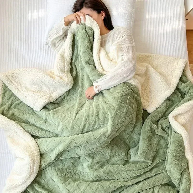 WARMVEL – Cozy Wool Blanket for Home and Office - Image 12