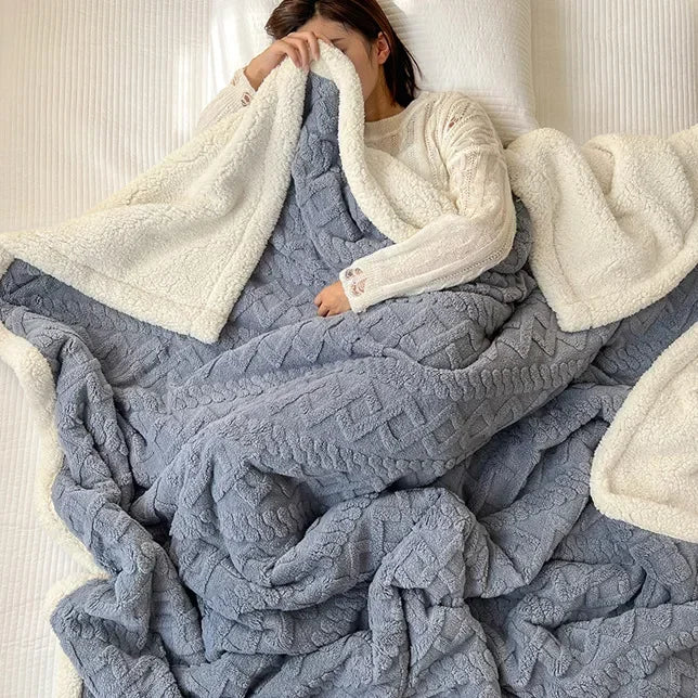 WARMVEL – Cozy Wool Blanket for Home and Office - Image 14