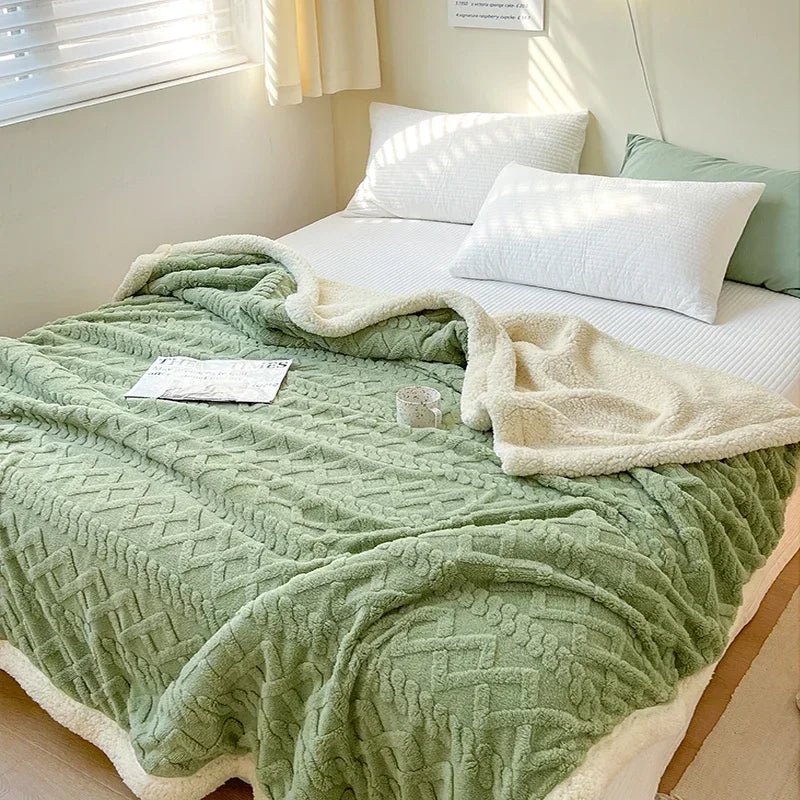 WARMVEL – Cozy Wool Blanket for Home and Office - Image 8