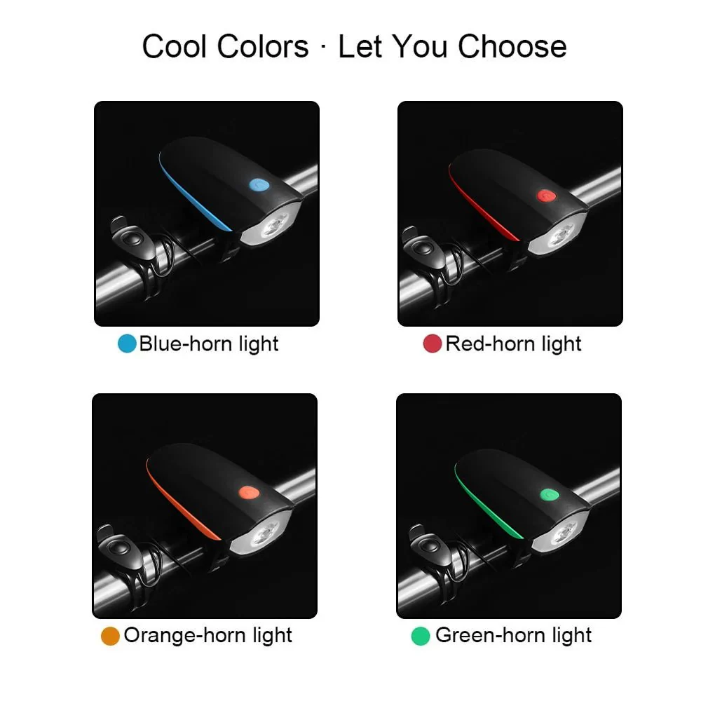 WARNING LIGHT – Rechargeable 3-in-1 LED Bicycle Lamp & Horn for Increased Safety While Cycling - Image 6
