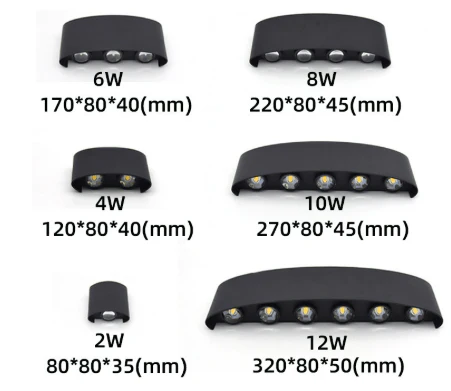 Waterproof LED outdoor wall light - Elegant & energy-efficient outdoor lighting made of aluminium - Image 9