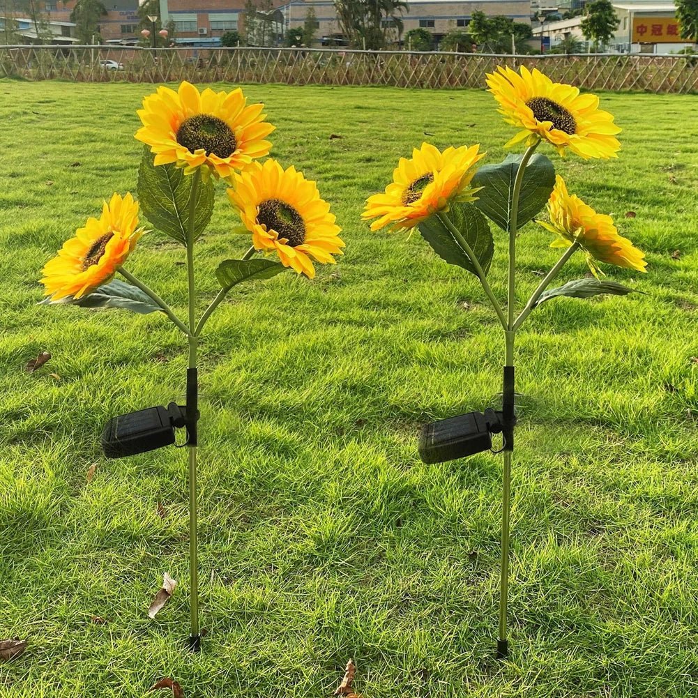Waterproof solar lamp in sunflower model for garden and outdoor areas - Automatic lighting - Image 5