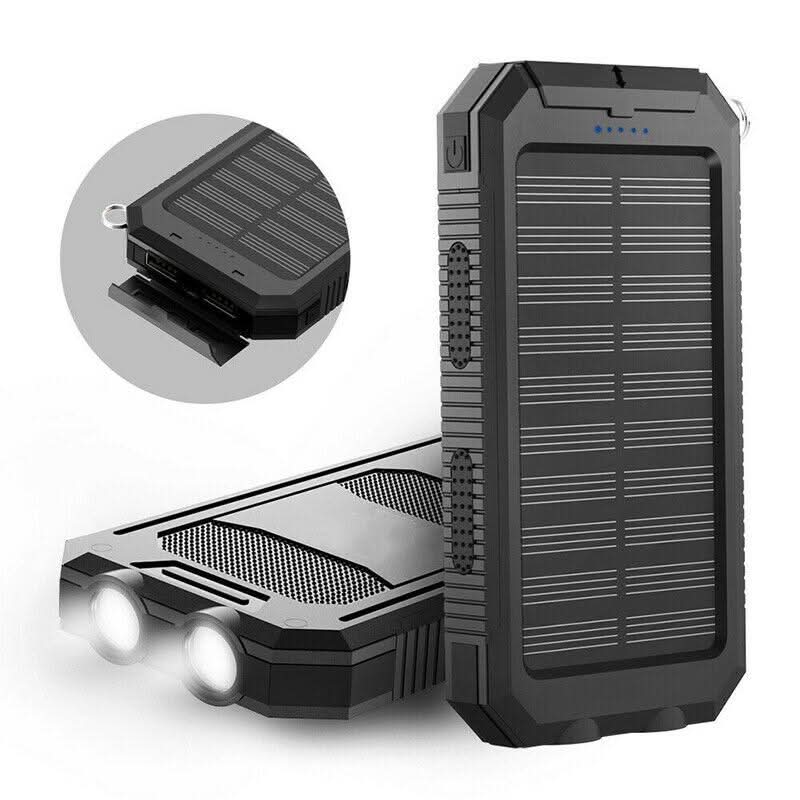 SOLARVAULT – Waterproof Solar Power Bank with 10000mAh & Dual USB - Image 2