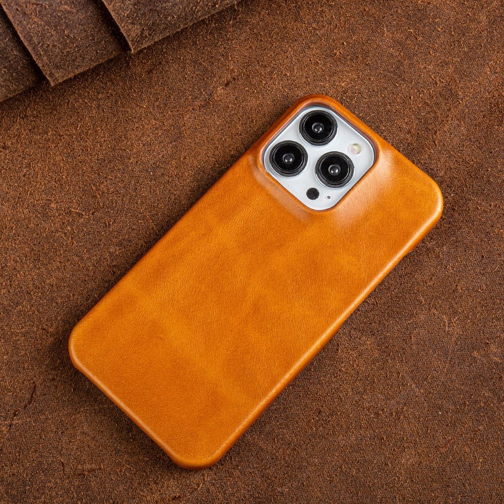 WAXEDHIDE – Premium Genuine Leather MagSafe iPhone Case with Oil-Wax Coating - Image 10