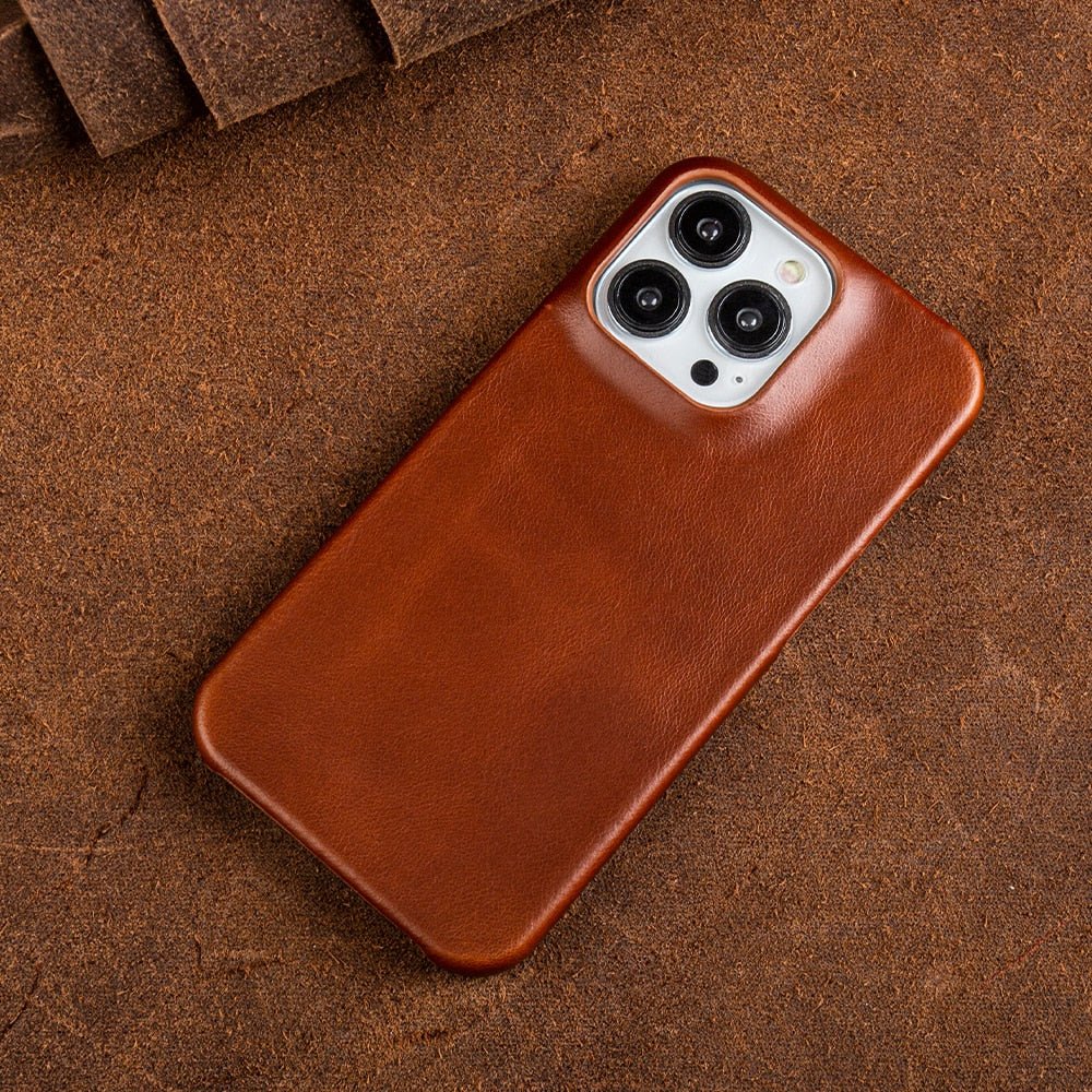 WAXEDHIDE – Premium Genuine Leather MagSafe iPhone Case with Oil-Wax Coating - Image 5