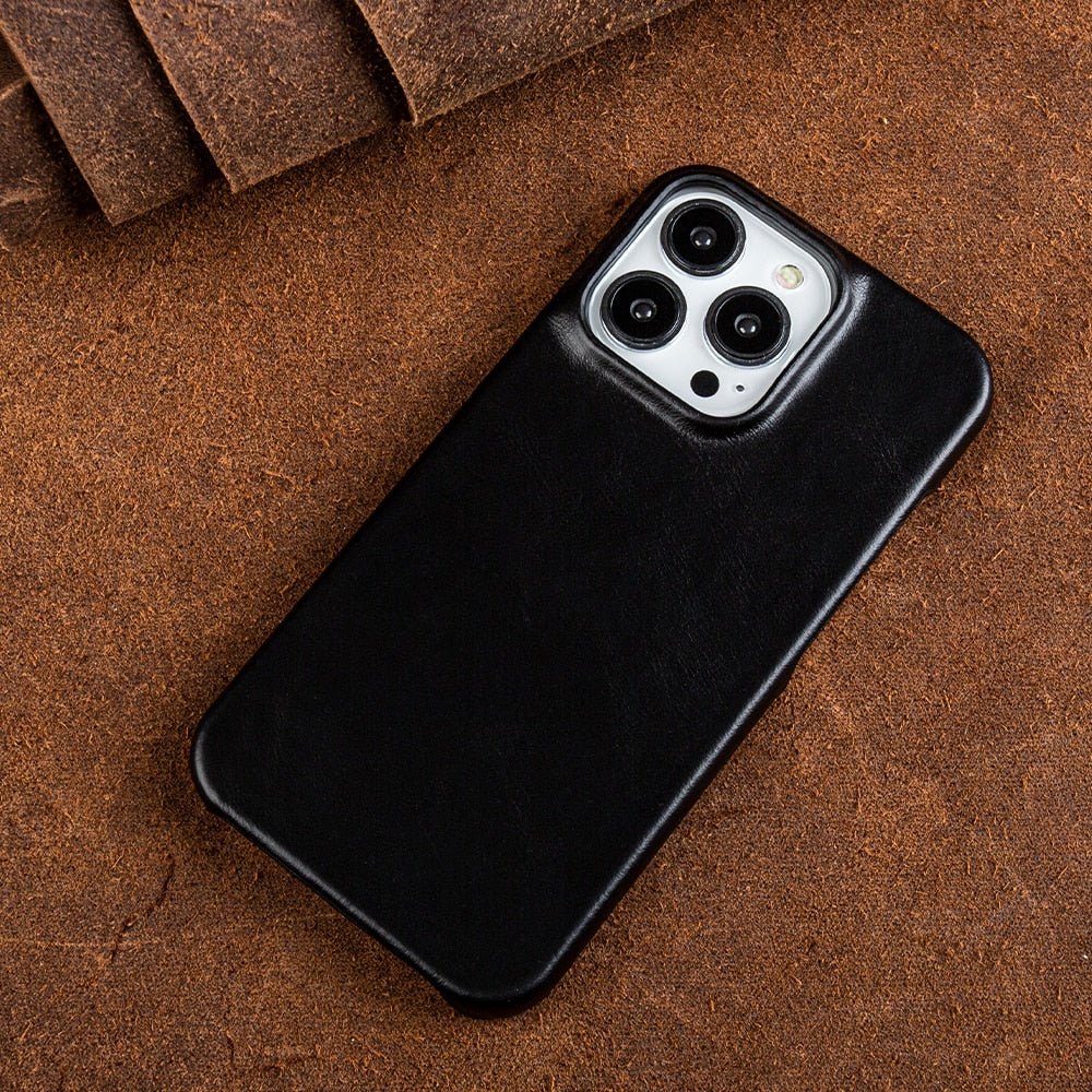 WAXEDHIDE – Premium Genuine Leather MagSafe iPhone Case with Oil-Wax Coating - Image 6