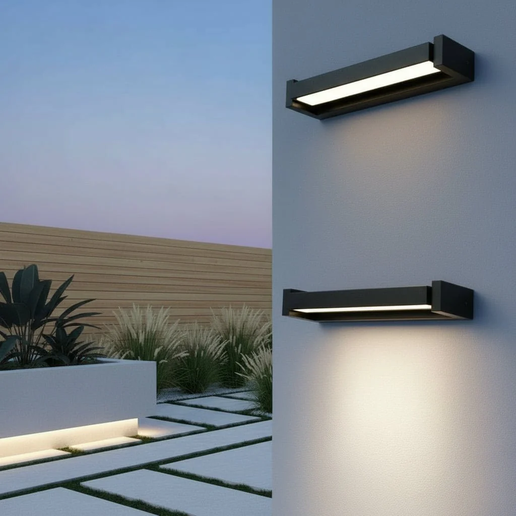 WETBLOCK LUX – adjustable, waterproof LED outdoor wall light
