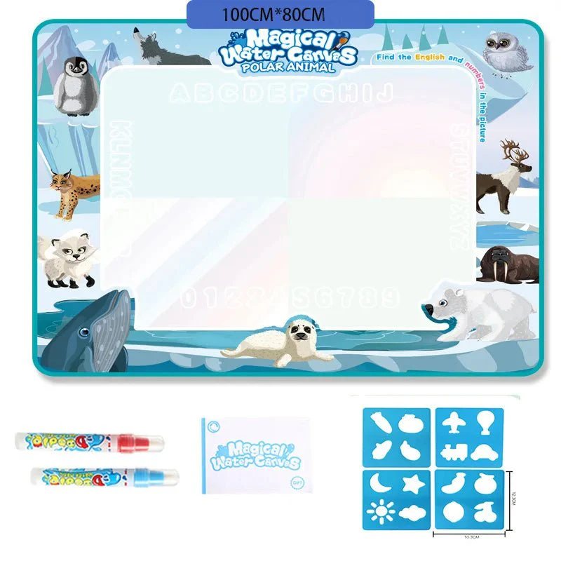WETPAINTPAD – Clean Water Painting Mat 100 x 80 cm for Children - Image 13