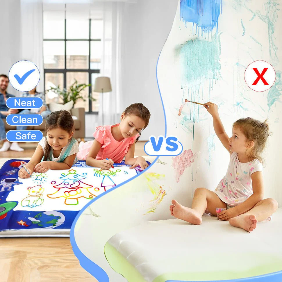 WETPAINTPAD – Clean Water Painting Mat 100 x 80 cm for Children - Image 5