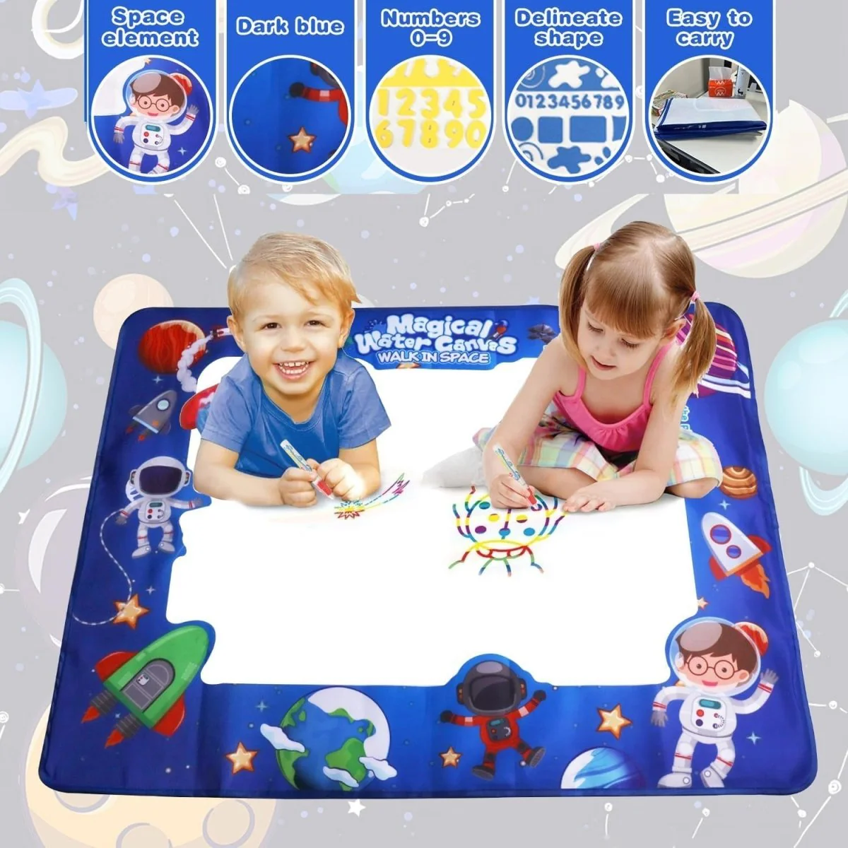 WETPAINTPAD – Clean Water Painting Mat 100 x 80 cm for Children - Image 9