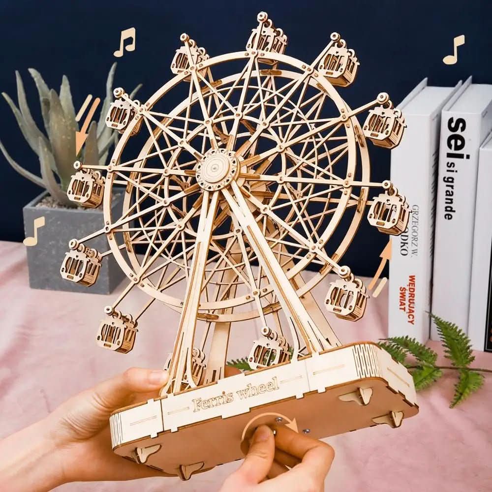 WheelCraft - 3D wooden model Ferris wheel to build yourself - Image 2