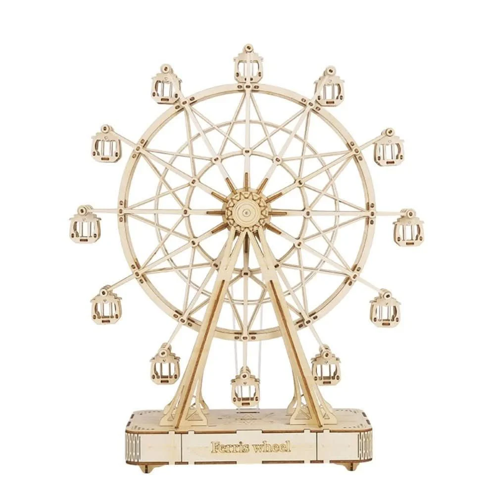 WheelCraft - 3D wooden model Ferris wheel to build yourself - Image 3