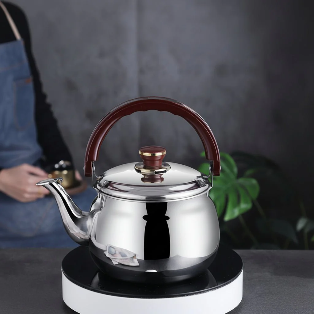 WHISTLUX – Stainless Steel Tea Kettle with Whistle Signal - Image 3