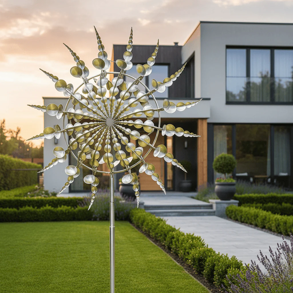 WINDORY – Premium wind spinner with double rotation for elegant outdoor area - Image 2