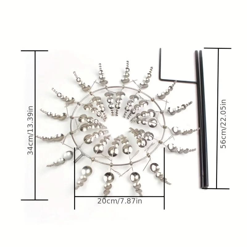 WINDORY – Premium wind spinner with double rotation for elegant outdoor area - Image 6