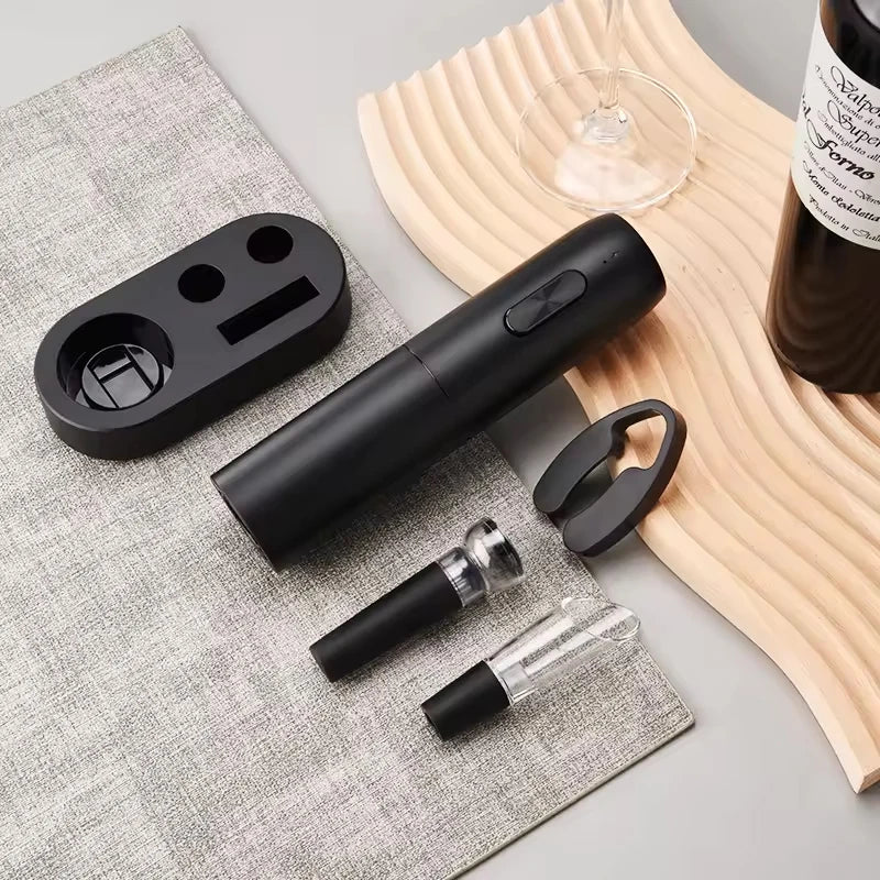 WINEWISE – Automatic Rechargeable Wine Opener Set for Effortless Opening - Image 2
