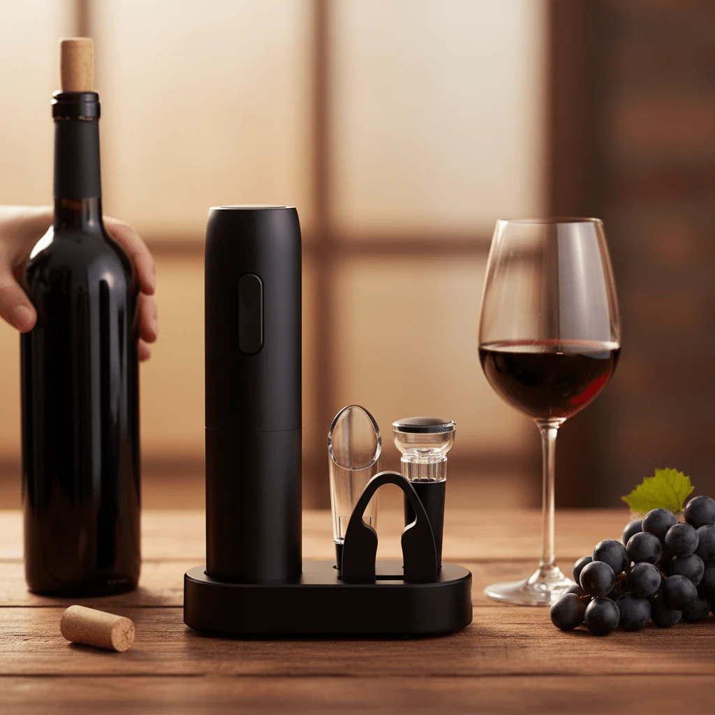 WINEWISE – Automatic Rechargeable Wine Opener Set for Effortless Opening - Image 7